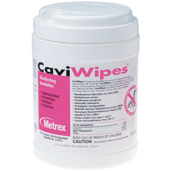 CAVIWIPES TOALLITAS 160U. KERR