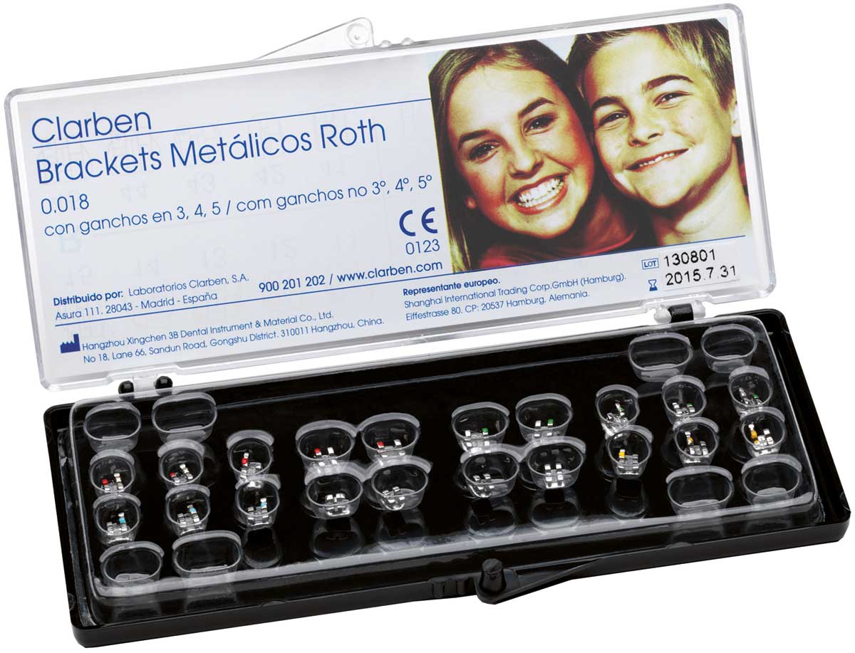 BRACKETS METÁLICOS ROTH CLARBEN