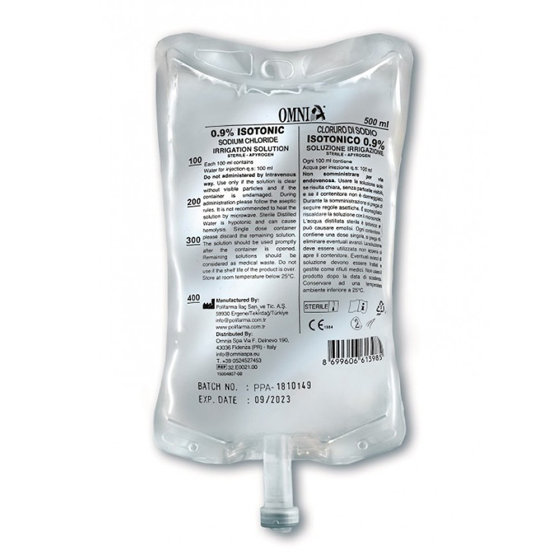 SUERO FISIOLÓGICO IRRIGACIÓN 500ML OMNIA