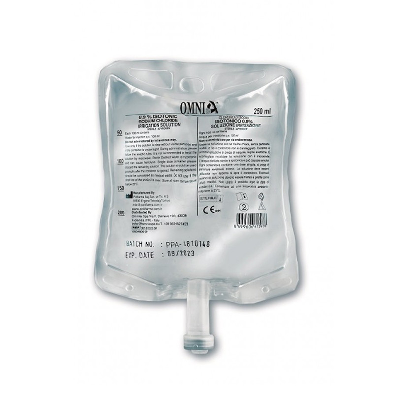 SUERO FISIOLÓGICO IRRIGACIÓN 250ML OMNIA