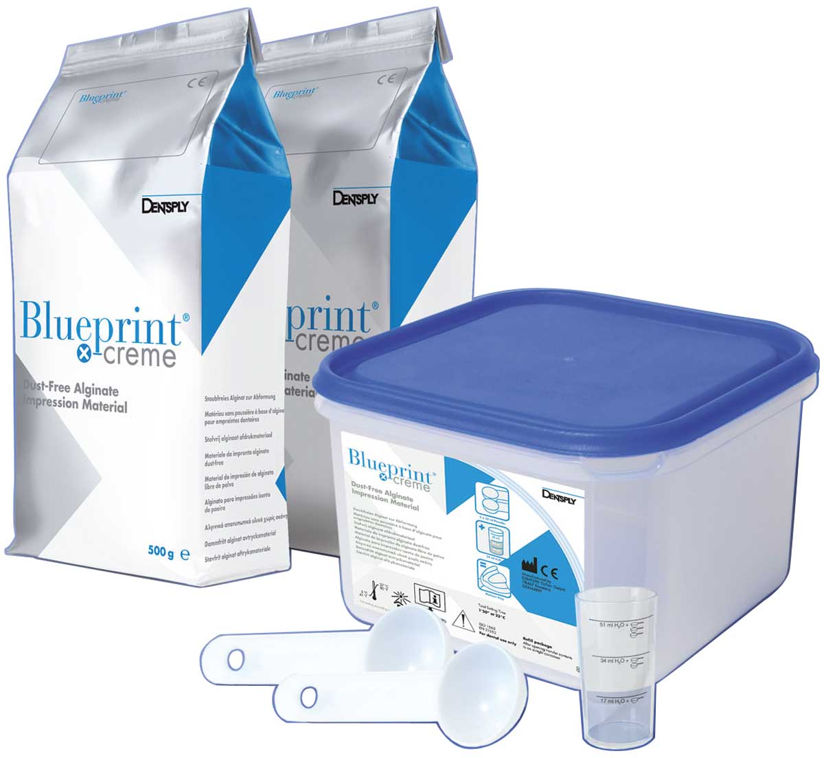 BLUEPRINT CREMIX RAPIDO CELESTE 1KG. DENTSPLY
