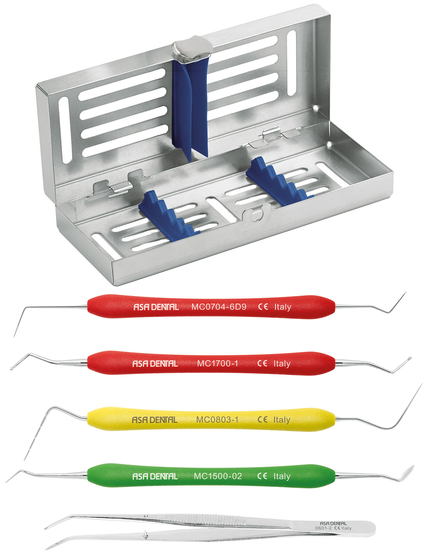 SET INSTRUMENTOS ENDODONCIA 5U SMC0800-5 ASA