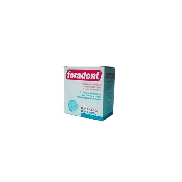 PASTILLA LIMPIEZA DESINFECCION PROTESIS 30U FORADE