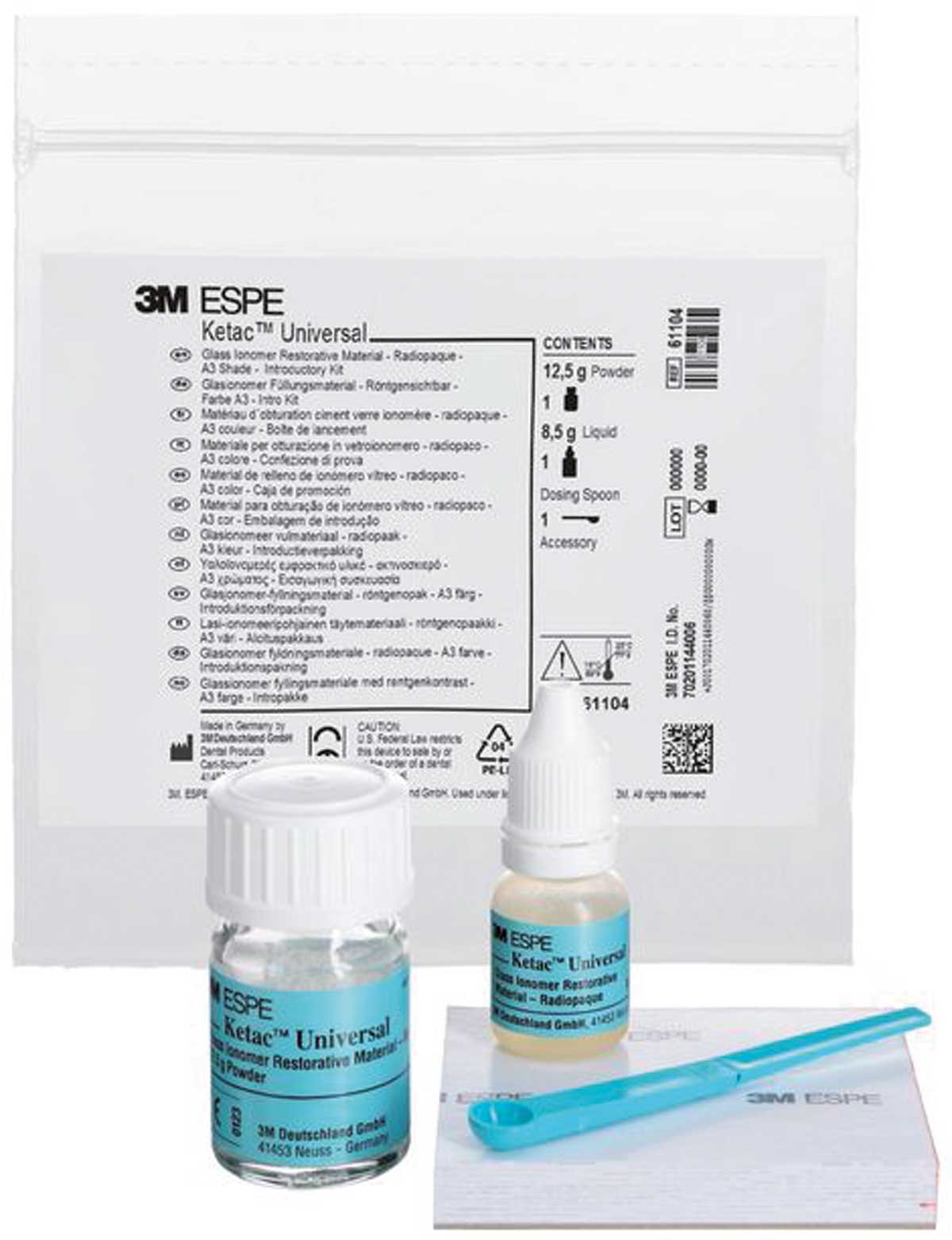 KETAC UNIVERSAL HANDMIX INTRO KIT A3 SOLVENTUM
