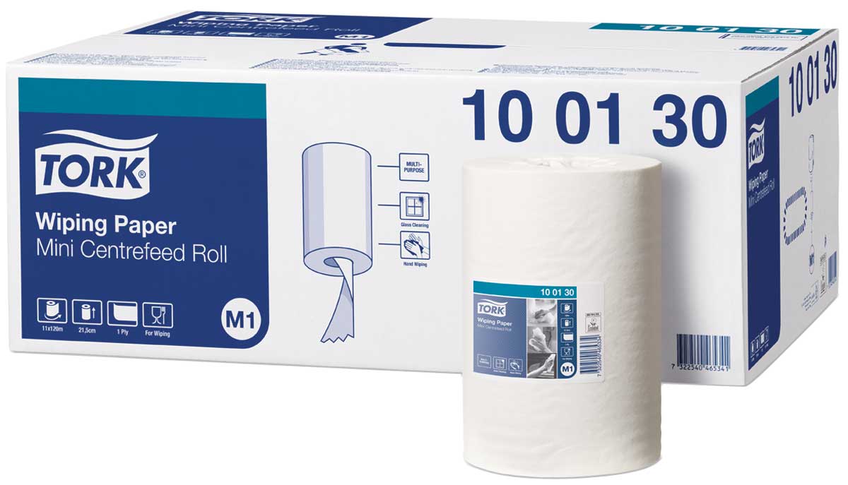 PAPEL M1 TORK ADV. WIPER 415 1 CAPA 120X21.5CM 11U