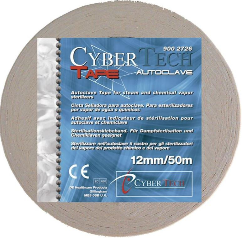 CINTA DE AUTOCLAVE 12MM X 50M CYBERTECH