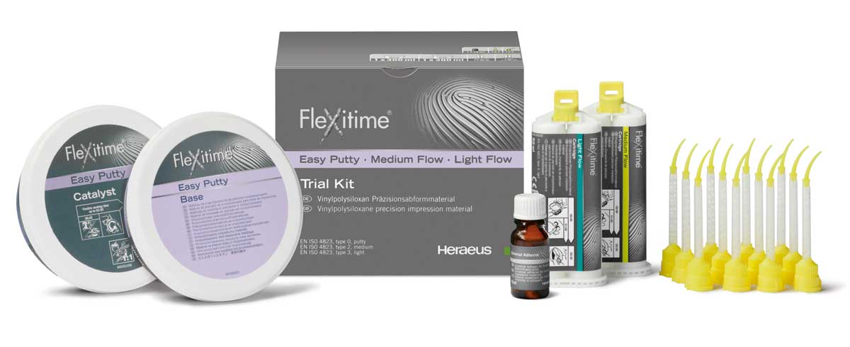 FLEXITIME TRIAL KIT EASY PUTTY HERAEUS