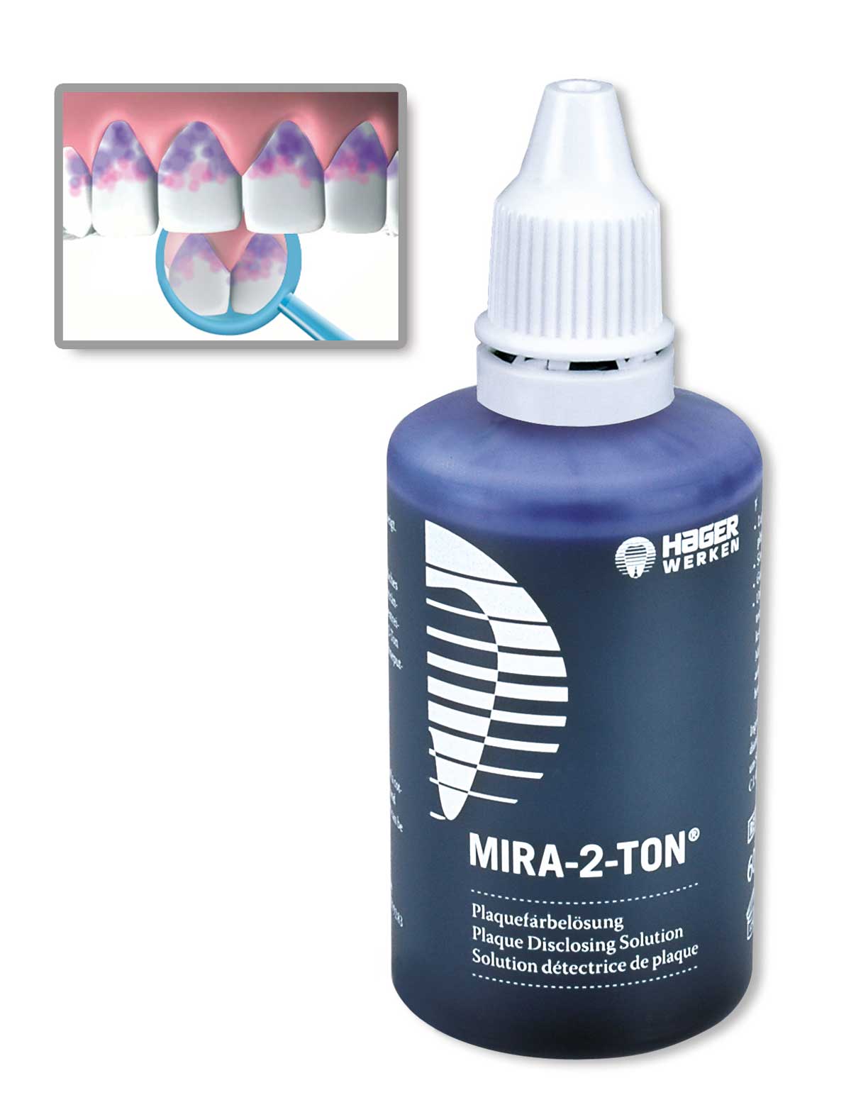SOLUCION REVELADORA PLACA MIRA-2-TON 60ML H&W