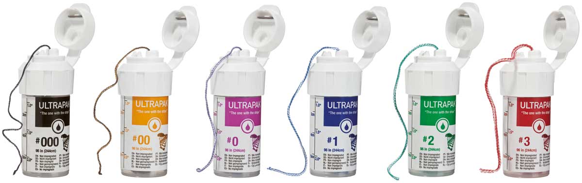 ULTRAPAK CLEANCUT KIT  (#00,#0,#1,#2) ULTRADENT