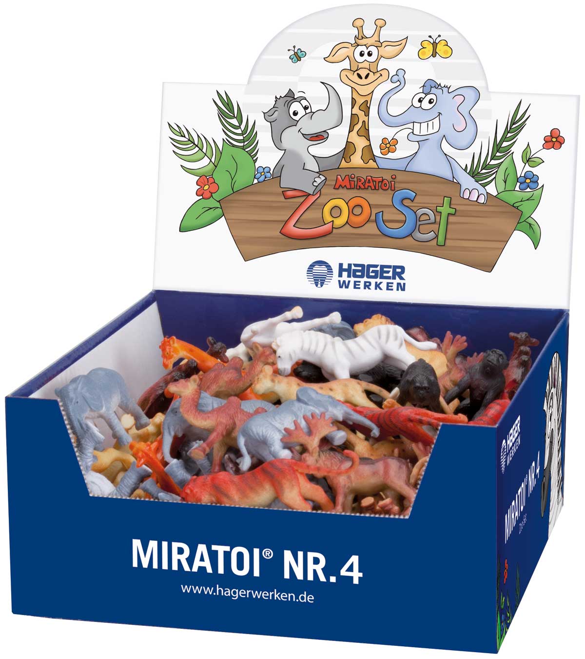 MIRATOI N.4 ANIMALES DE ZOO 100U HAGER WERKEN