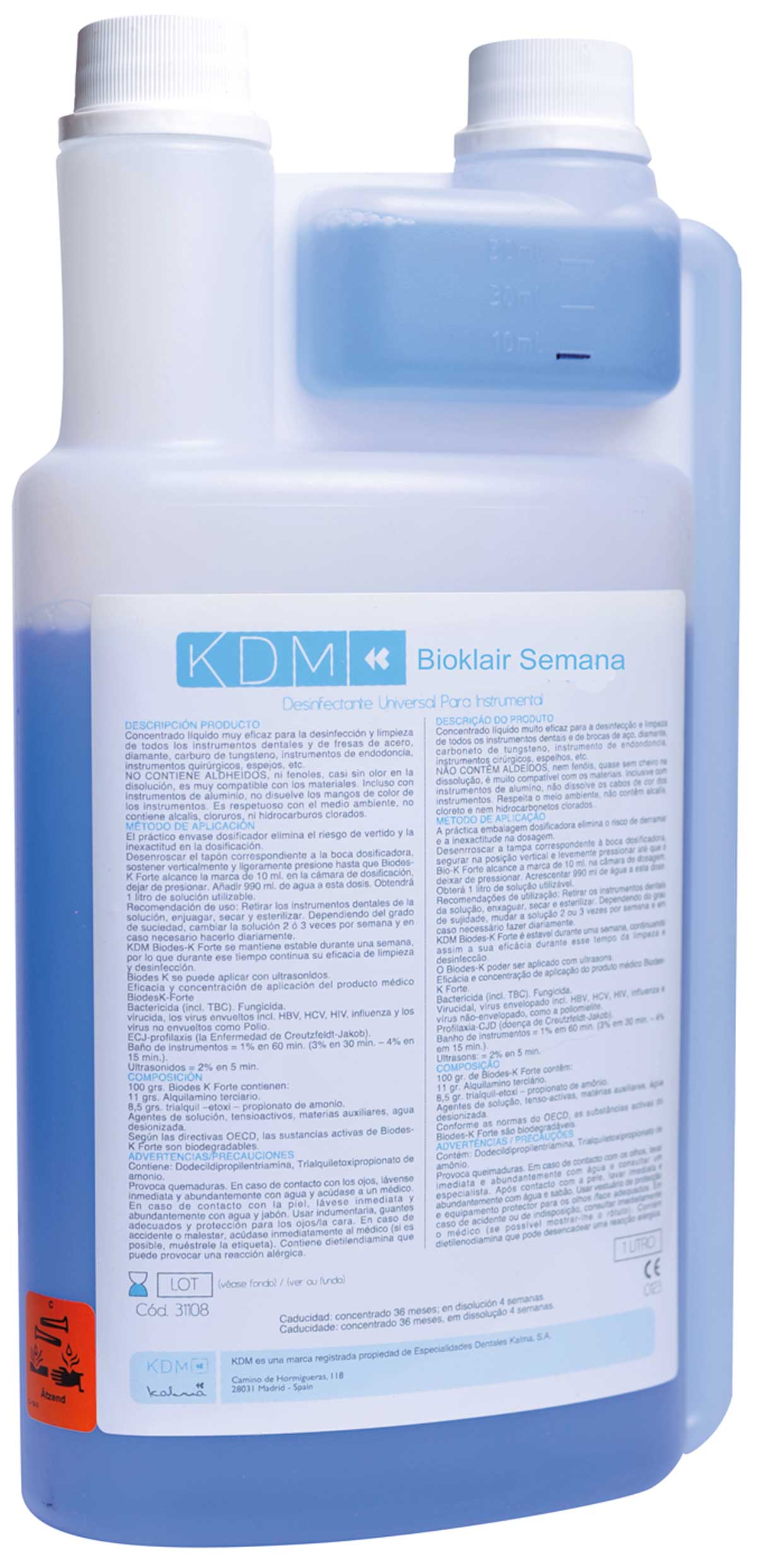 BIOKLAIR SEMANA CONCENTRADO 1 L - KDM