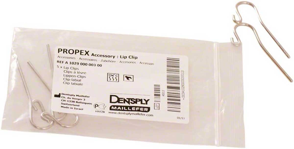 CLIP LABIAL PARA PROPEX I Y II 5U - DENTSPLY MAILLEFER