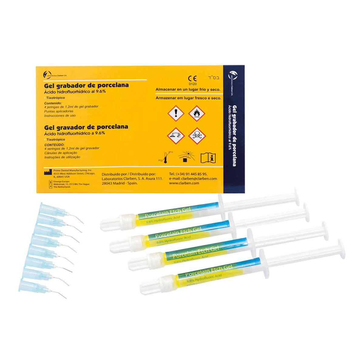 ACIDO HIDROFLUORHIDRICO 4 X 1,2ML CLARBEN