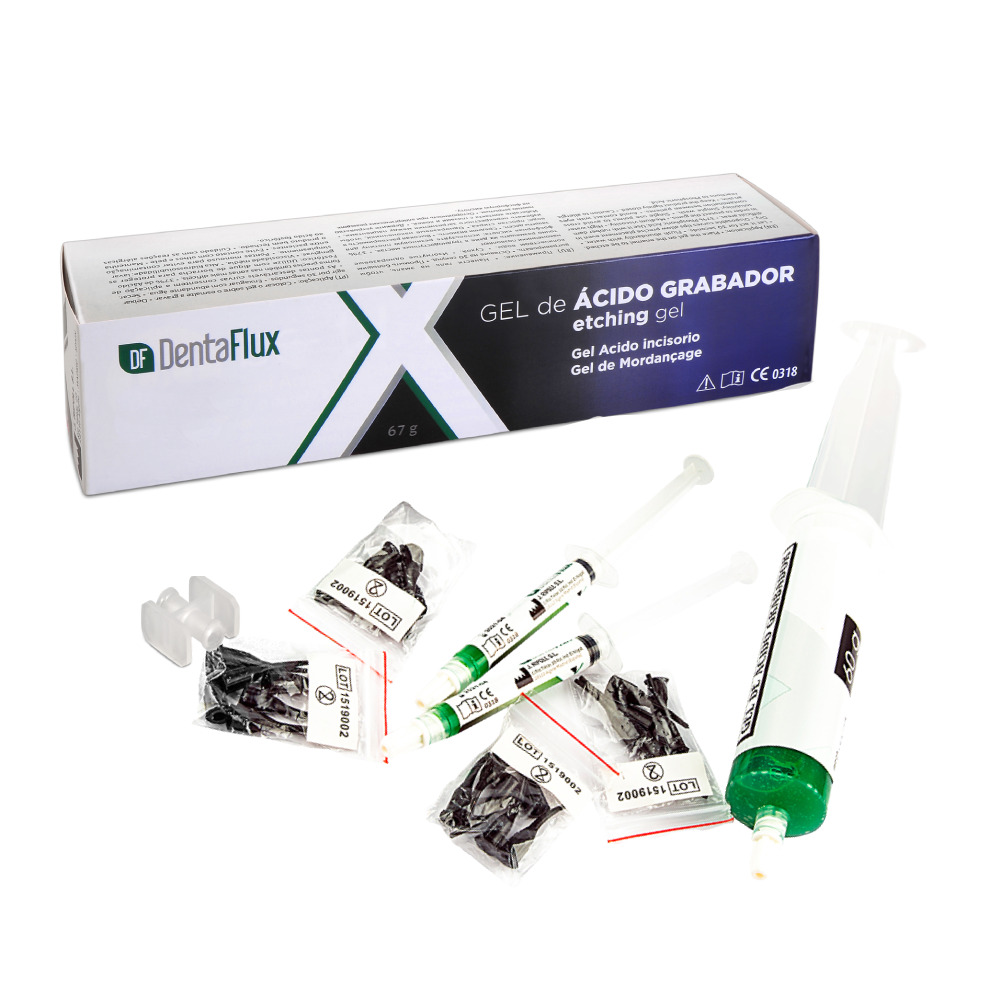 GEL ACIDO GRABADOR MAXI 1X60G+2X3,5G DENTAFLUX