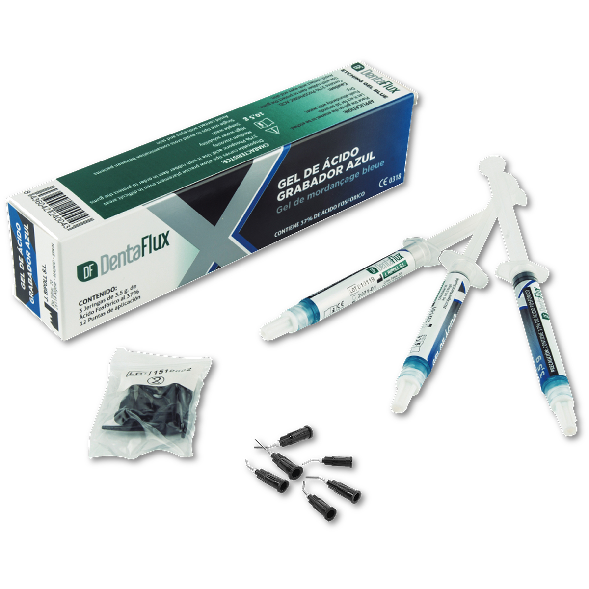 ACIDO FOSFORICO 37% JERINGAS 3 X 3ML DENTAFLUX