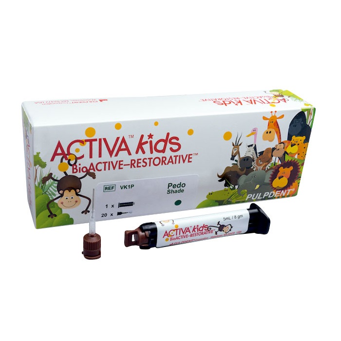 ACTIVA KIDS JERINGA 5ML/8G BLANCO OPACO PULPDENT