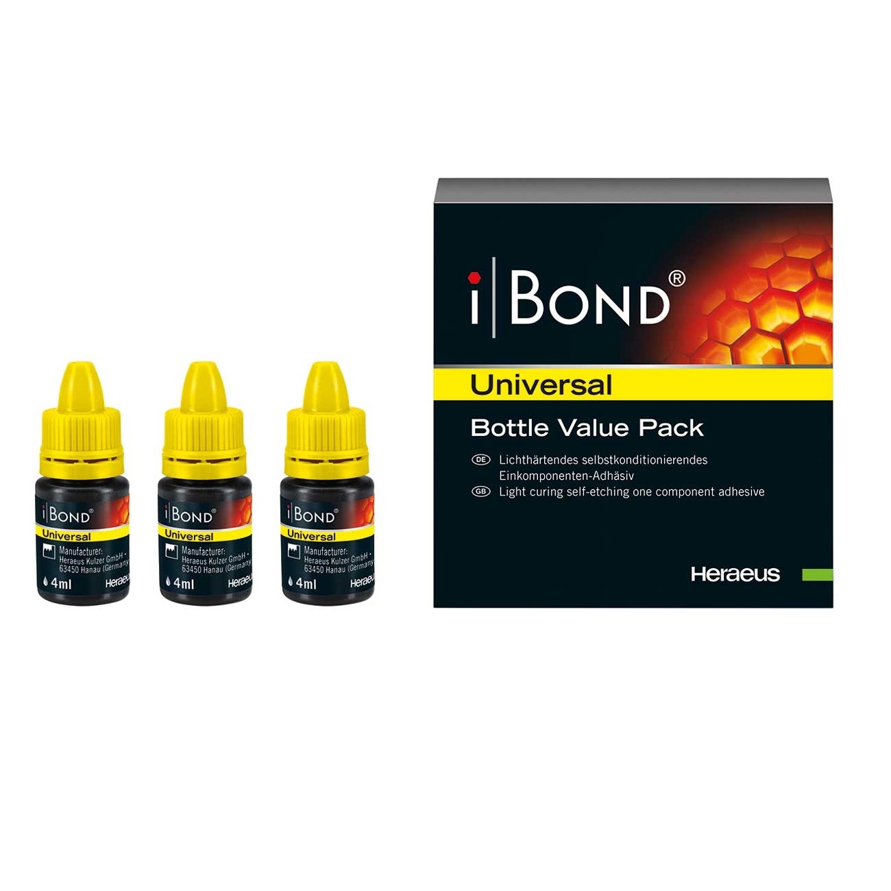 IBOND UNIVERSAL  VALUE PACK 3X4ML HERAEUS KULZER