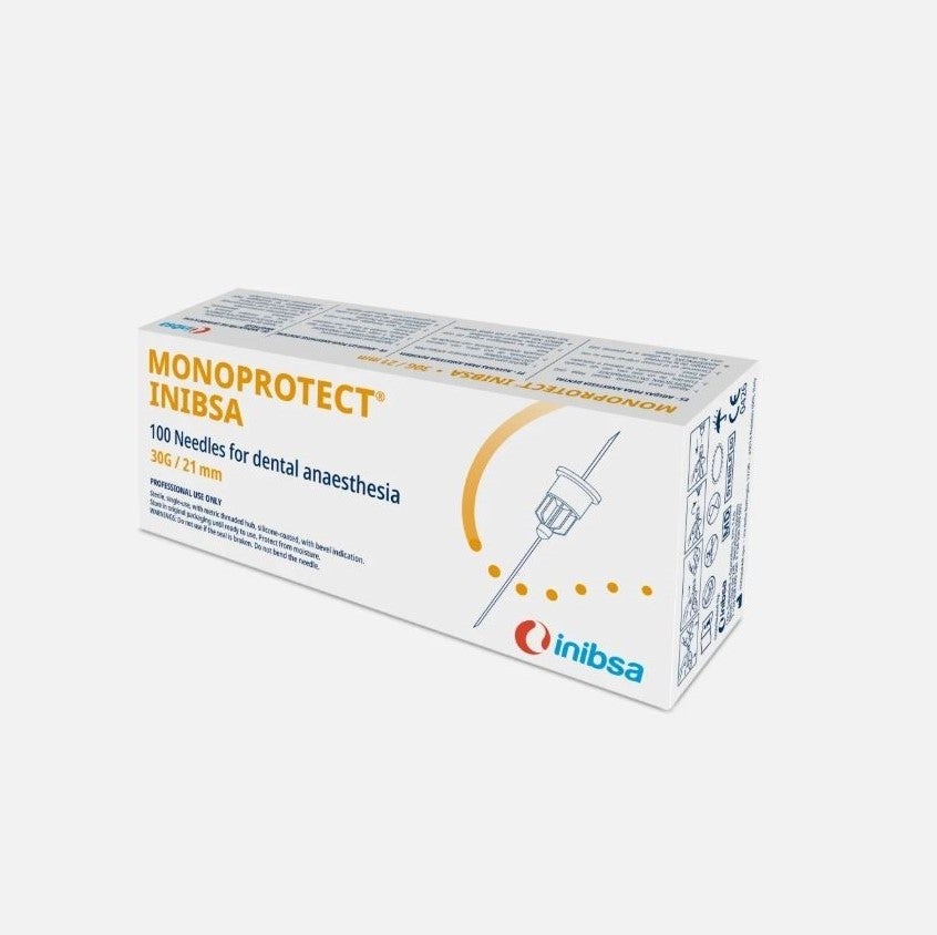 AGUJA MONOPROTECT 30G 0,30X21MM CORTA INIBSA