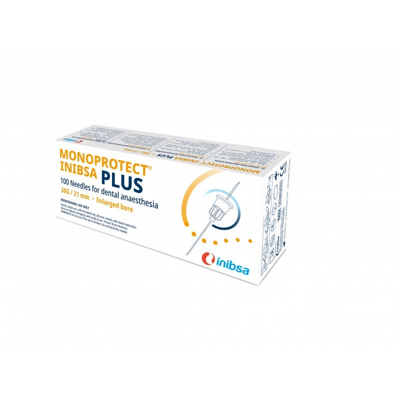 AGUJA MONOPROTECT PLUS 30G 0.30X21MM INIBSA