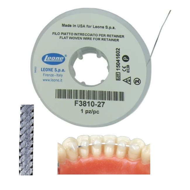 ALAMBRE TRENZADO PLANO SPLINTING ROLLO 1,5M LEONE