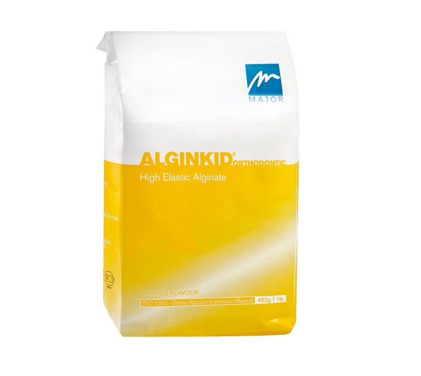 ALGINKID ALGINATO ORTODONTICO AMARILLO 453G MAJOR