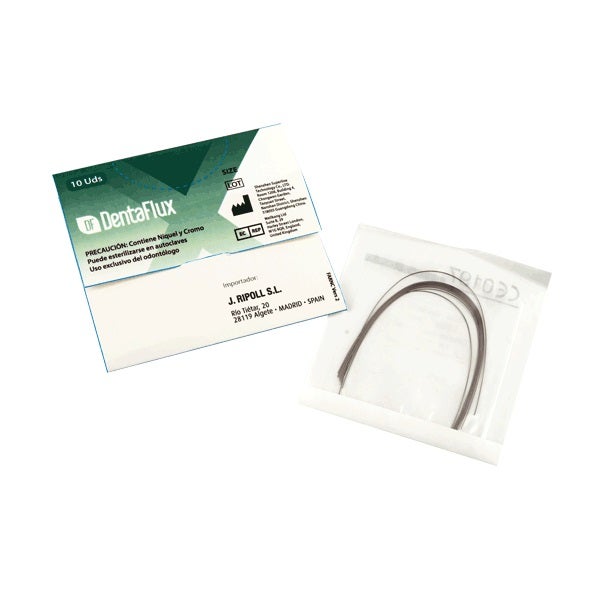 ARCOS NITINOL SUPERELÁSTICO S ORTODONCIA CUADRADOS DENTAFLUX