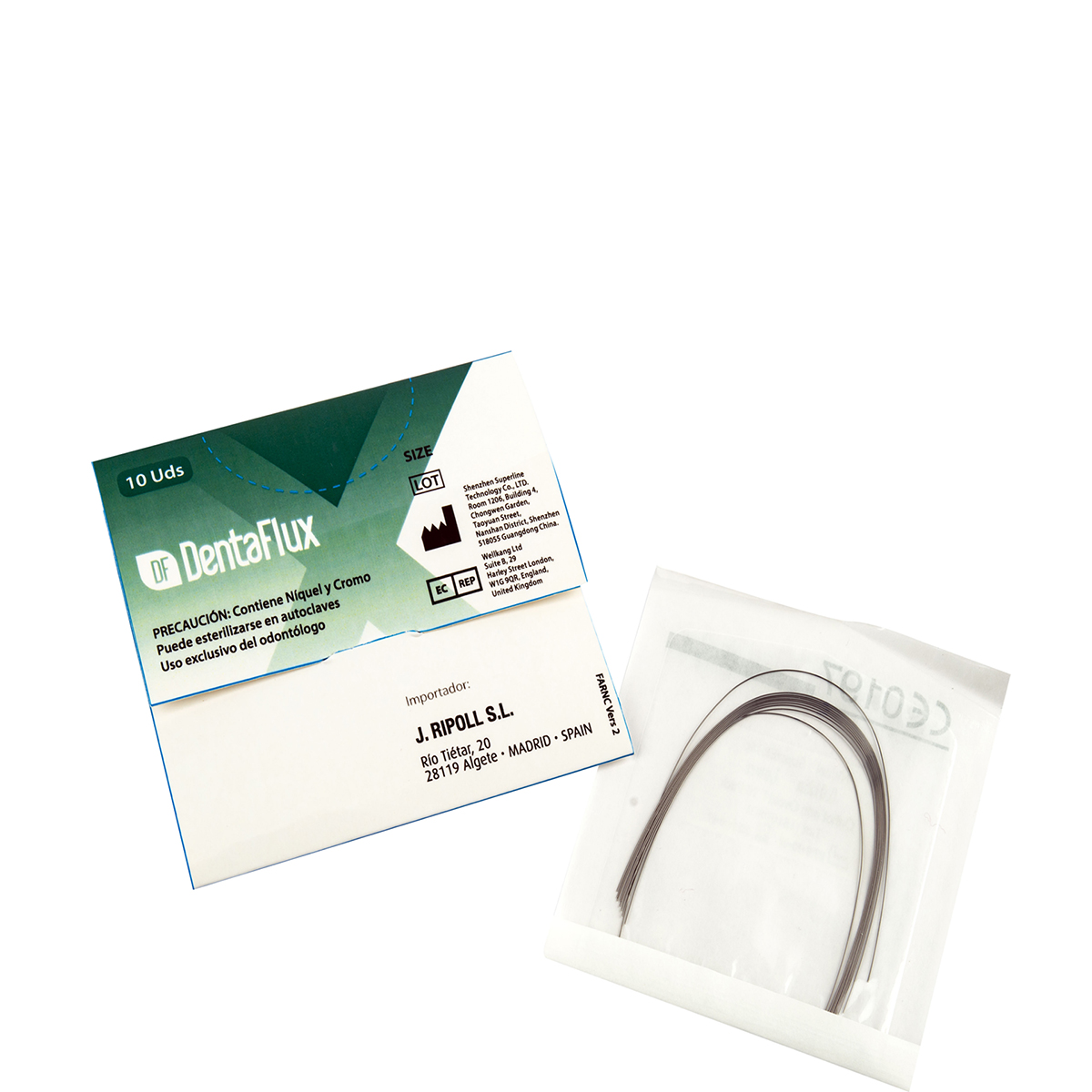 ARCO NITINOL REDONDO - DENTAFLUX