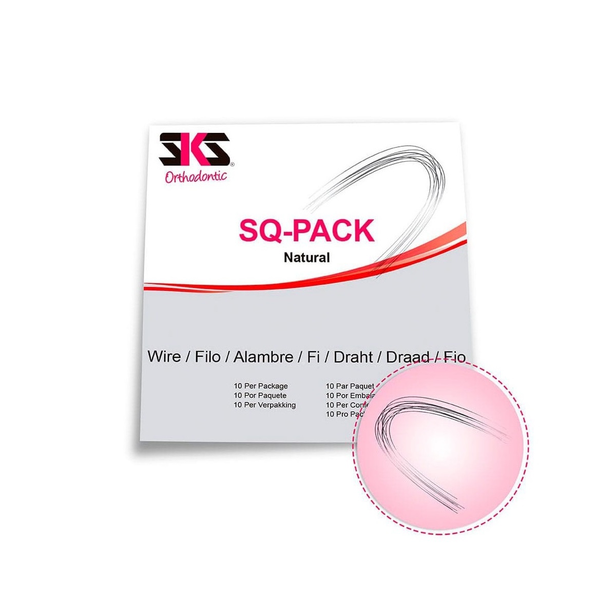 ARCO NITI SUPER-ELÁSTICO NATURAL SKS