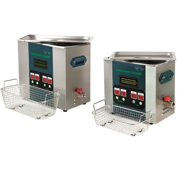 BAÑO ULTRASONIDOS MESTRA ACERO INOXIDABLE 3,2 L CON TEMPERATURA Y DESAGÜE - MESTRA