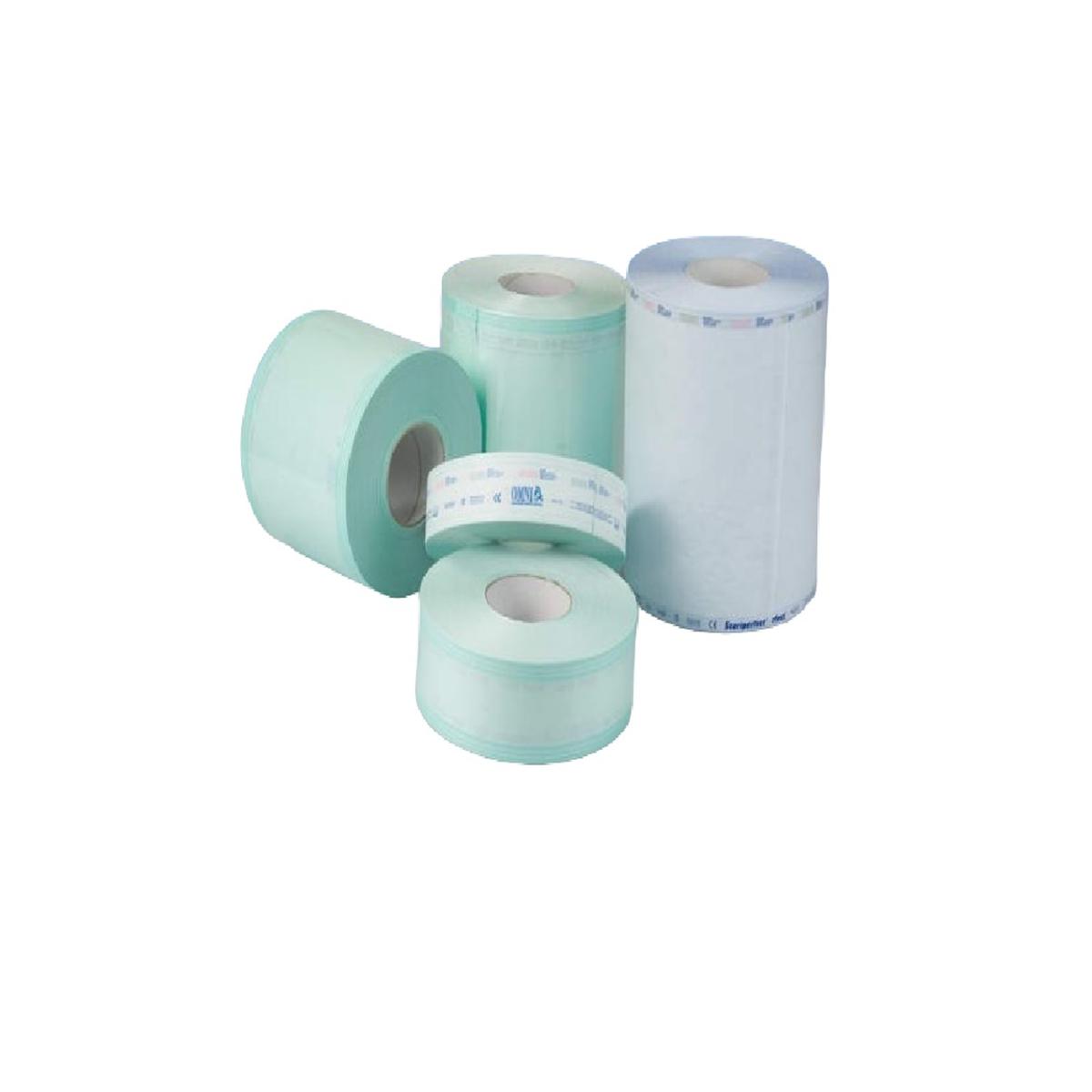 BOLSA ESTERILIZ AUTOADHE AZUL 90X230MM 200U - OMNIA