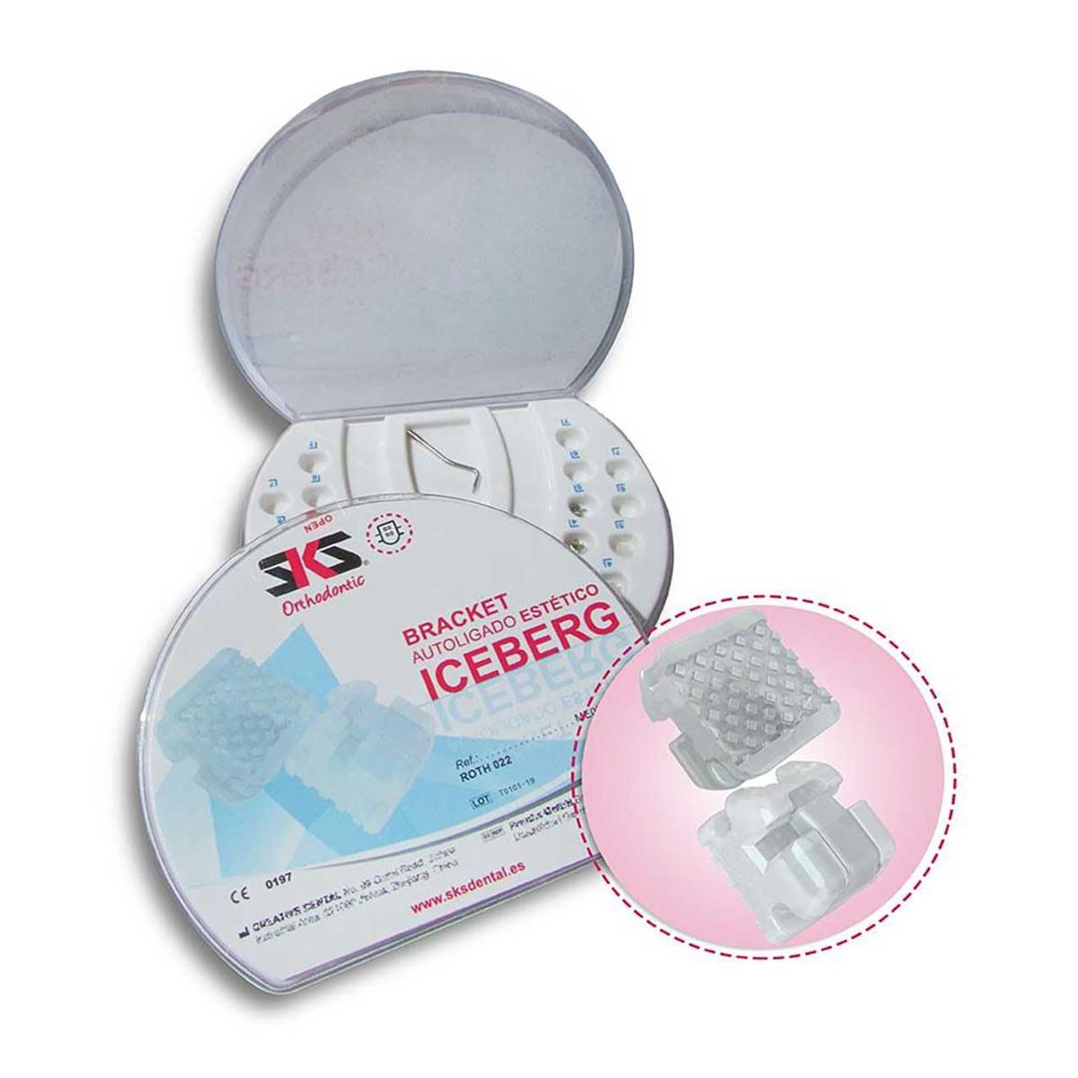 BRACKET AUTOLIGADO ICEBERG 0,22 ESTÉTICO SKS
