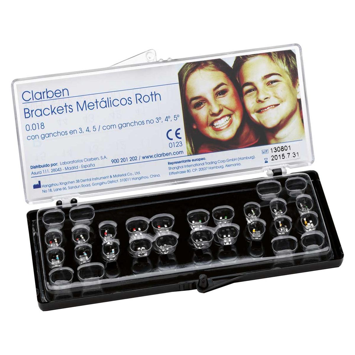 BRACKETS METÁLICOS ROTH CLARBEN