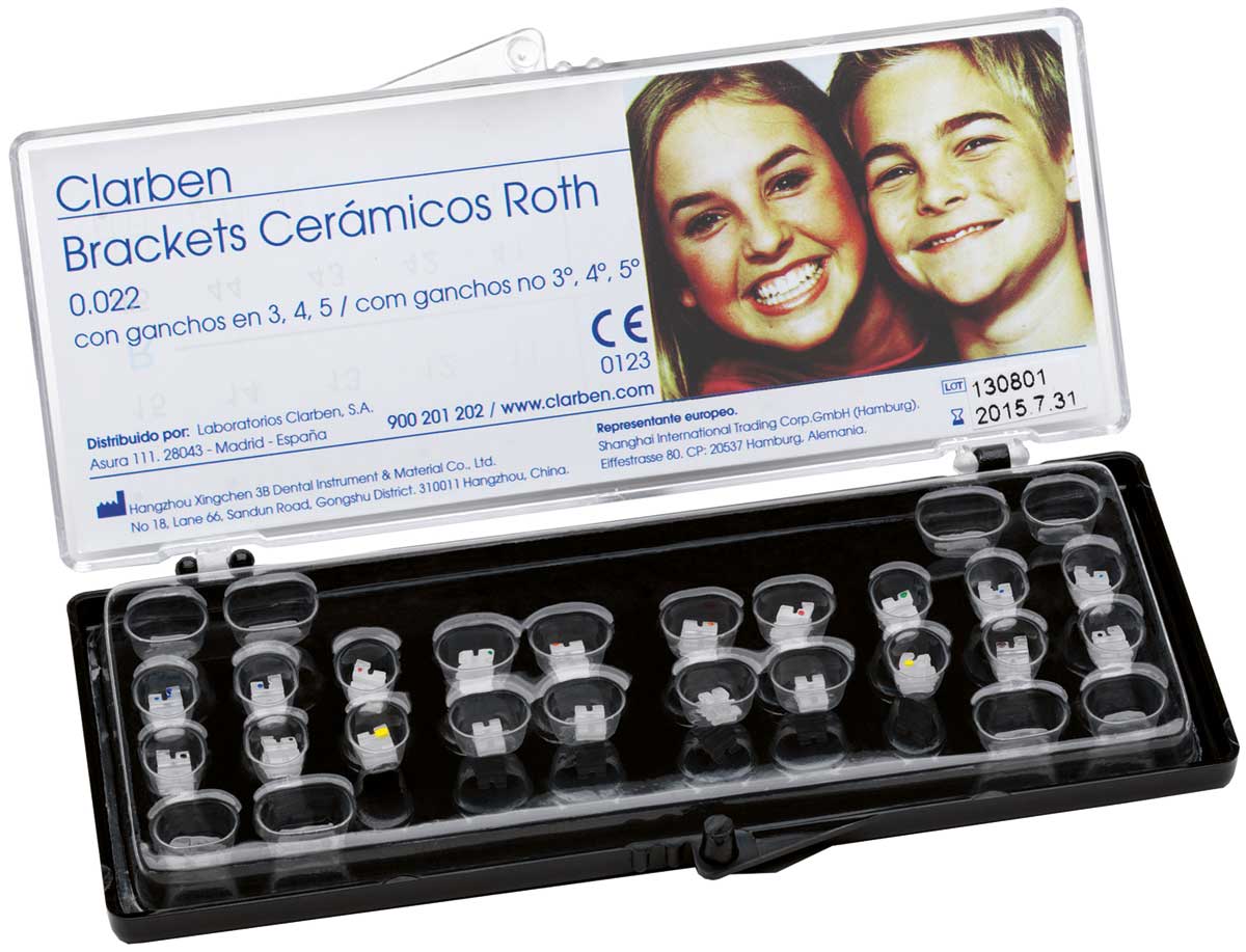 BRACKETS CERÁMICOS ROTH CLARBEN