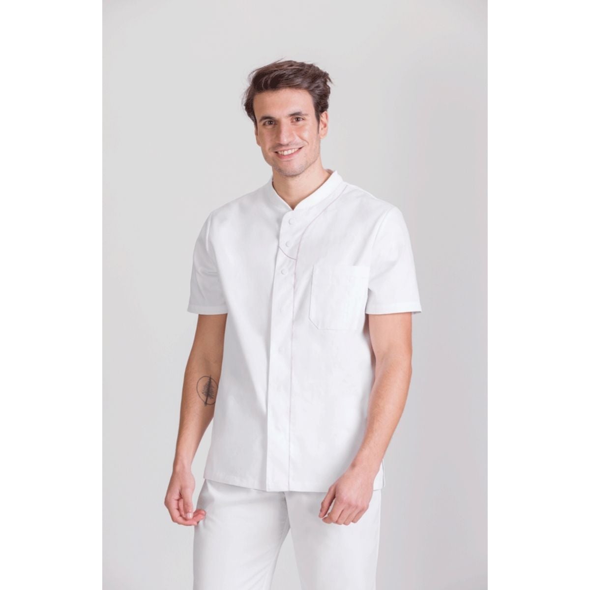 CASACA MEDICAL BLANCO TALLA L NORVIL