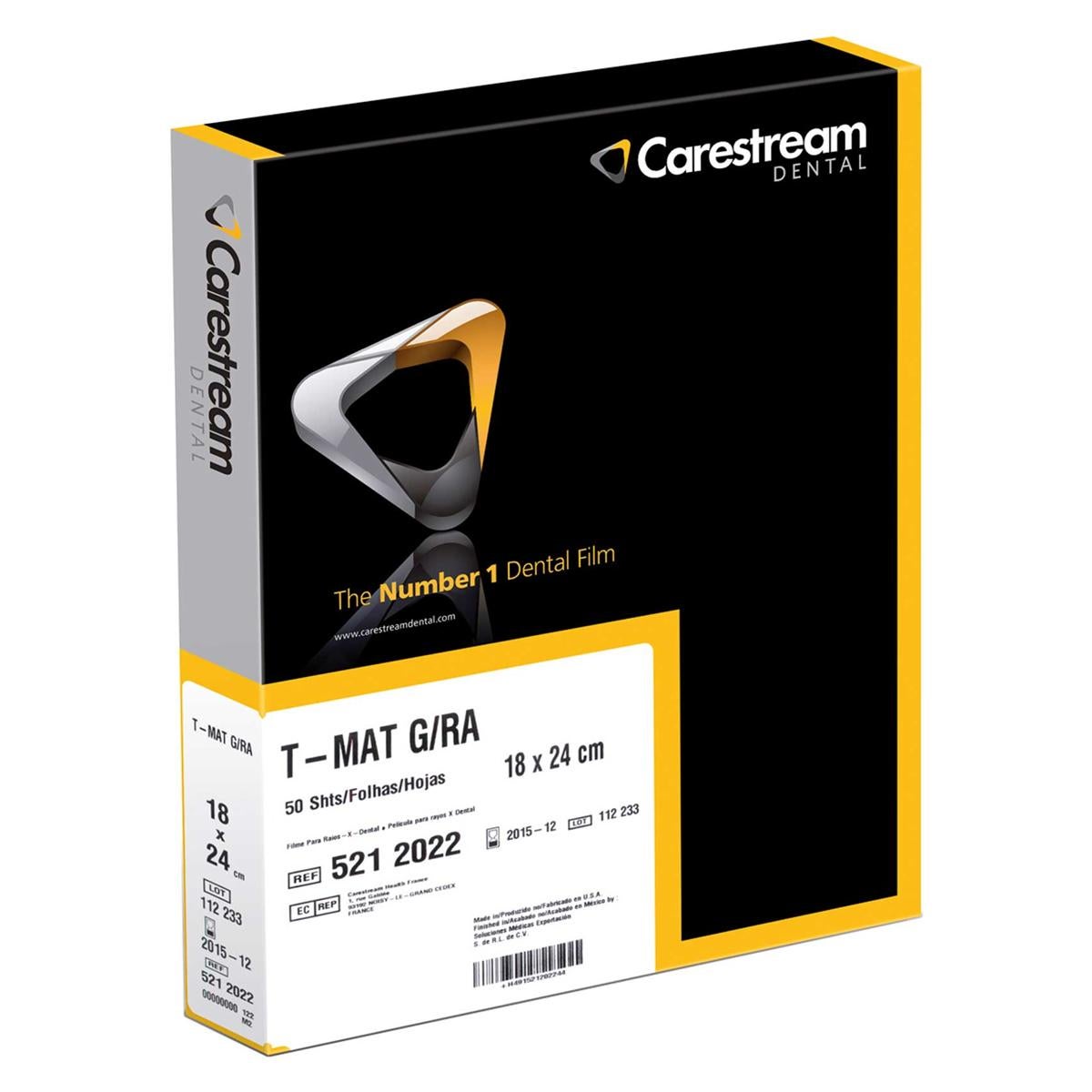 CEFALOMETRIA T-MAT G NIF 18 X 24CM 50U KODAK