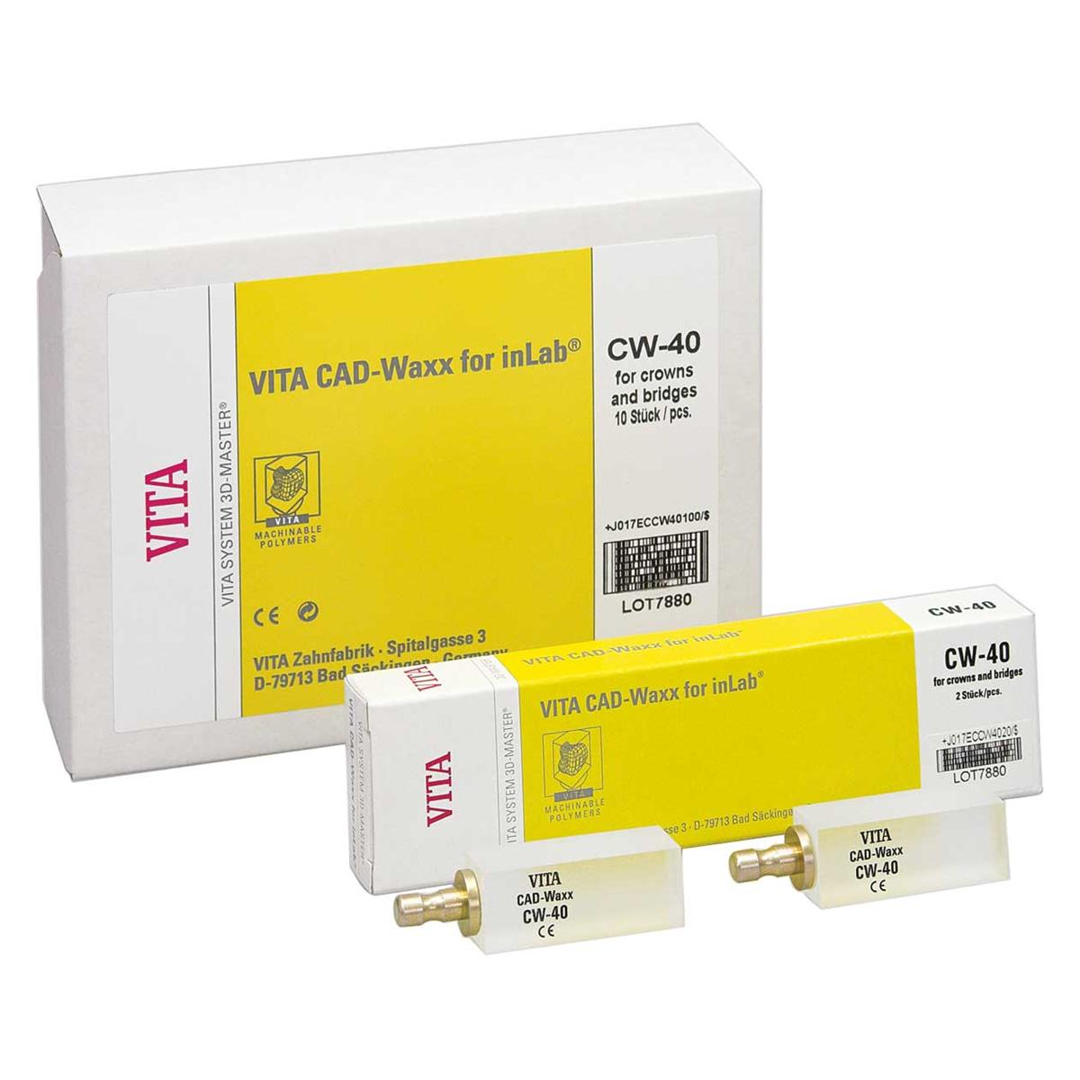 CEREC BLOC CAD WAXX  CW 40 2 U VITA