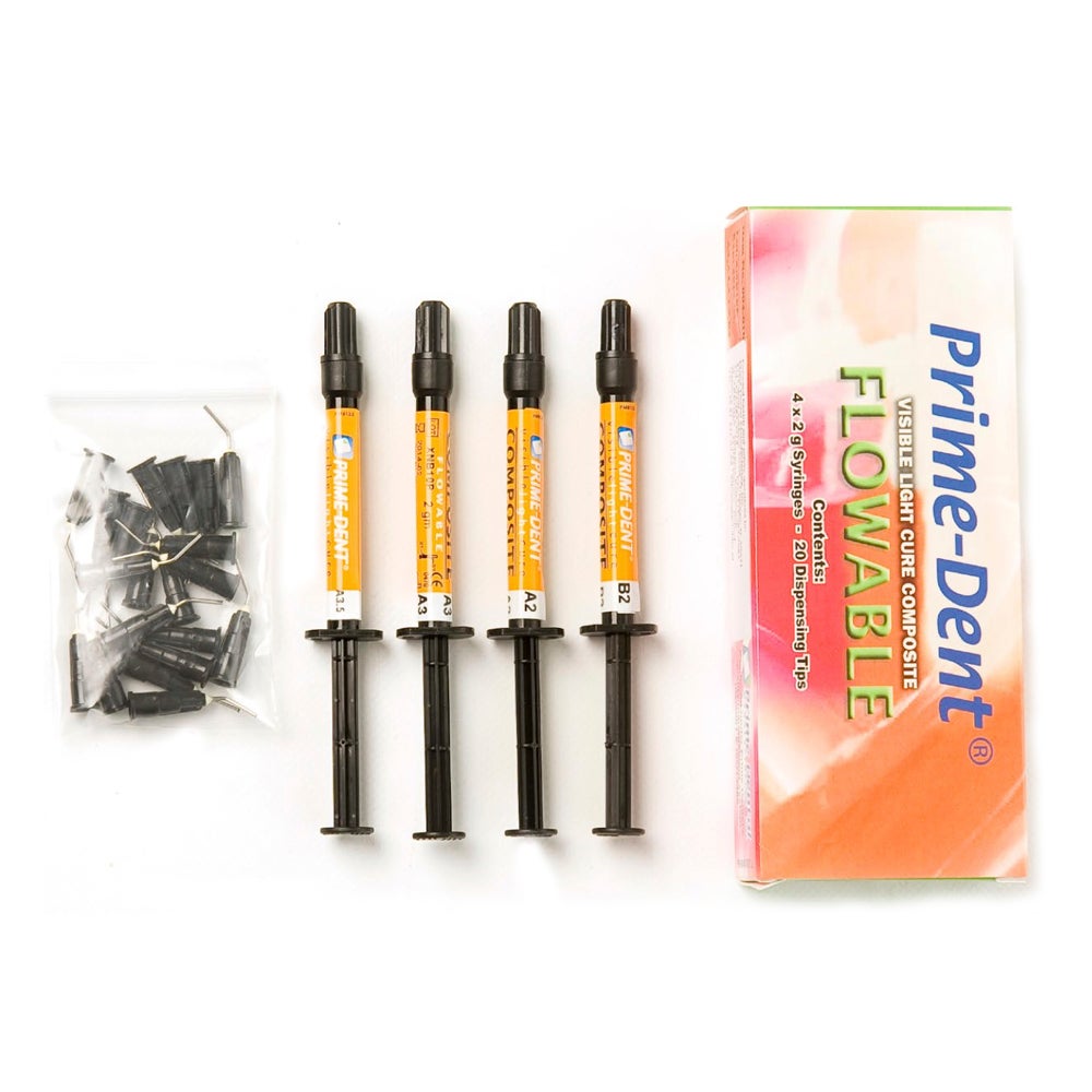 COMPOSITE FLOWABLE KIT SURTIDO 4X2GR PRIME DENT