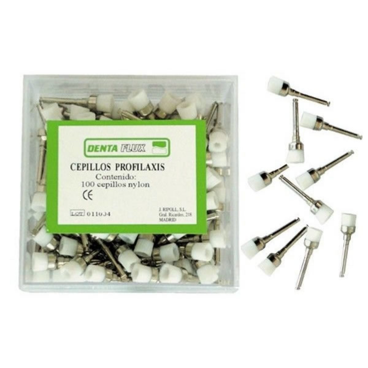 COPAS DE GOMA PARA PROFILAXIS 100U DENTAFLUX