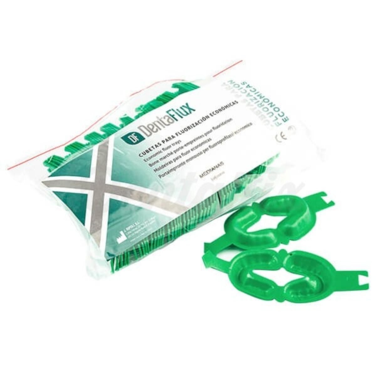 CUBETA DOBLE MEDIANA PARA FLUORIZACION 50UDS