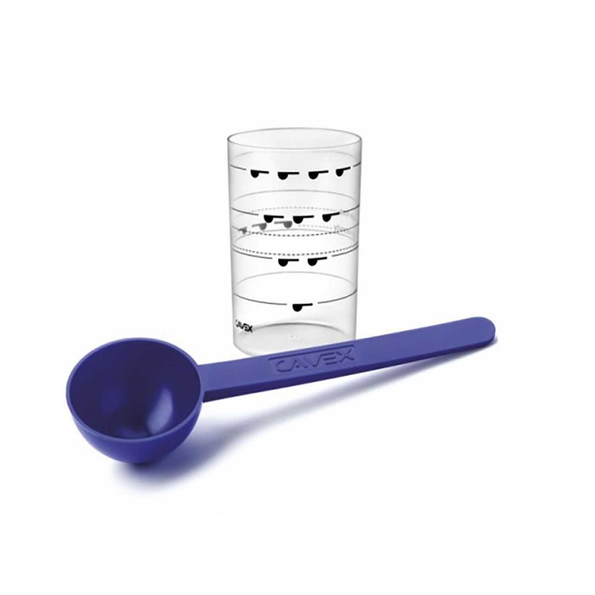 MEDIDOR DE ALGINATO VASO Y CUCHARA CAVEX