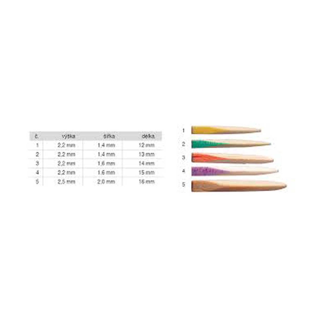 CUÑAS SEPTOWEDGES REPO MADERA SURT 100U - SEPTODONT