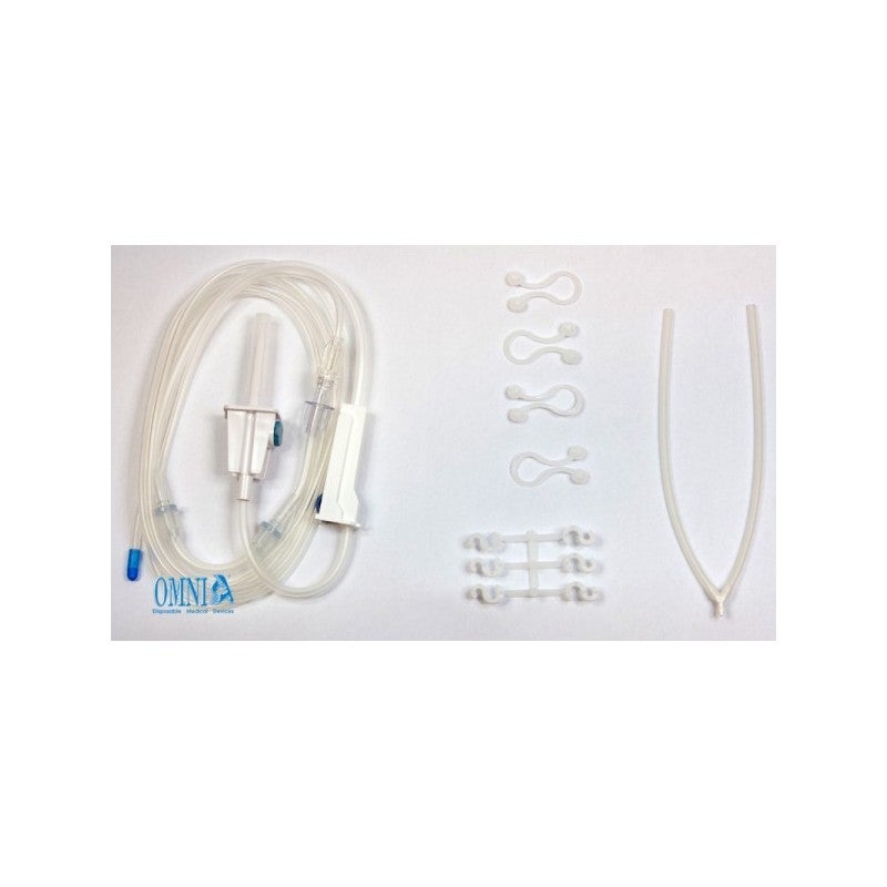 SET DE IRRIGACIÓN DEF06/E TUBO CON LUER MACHO MONOVIA 10U - OMNIA