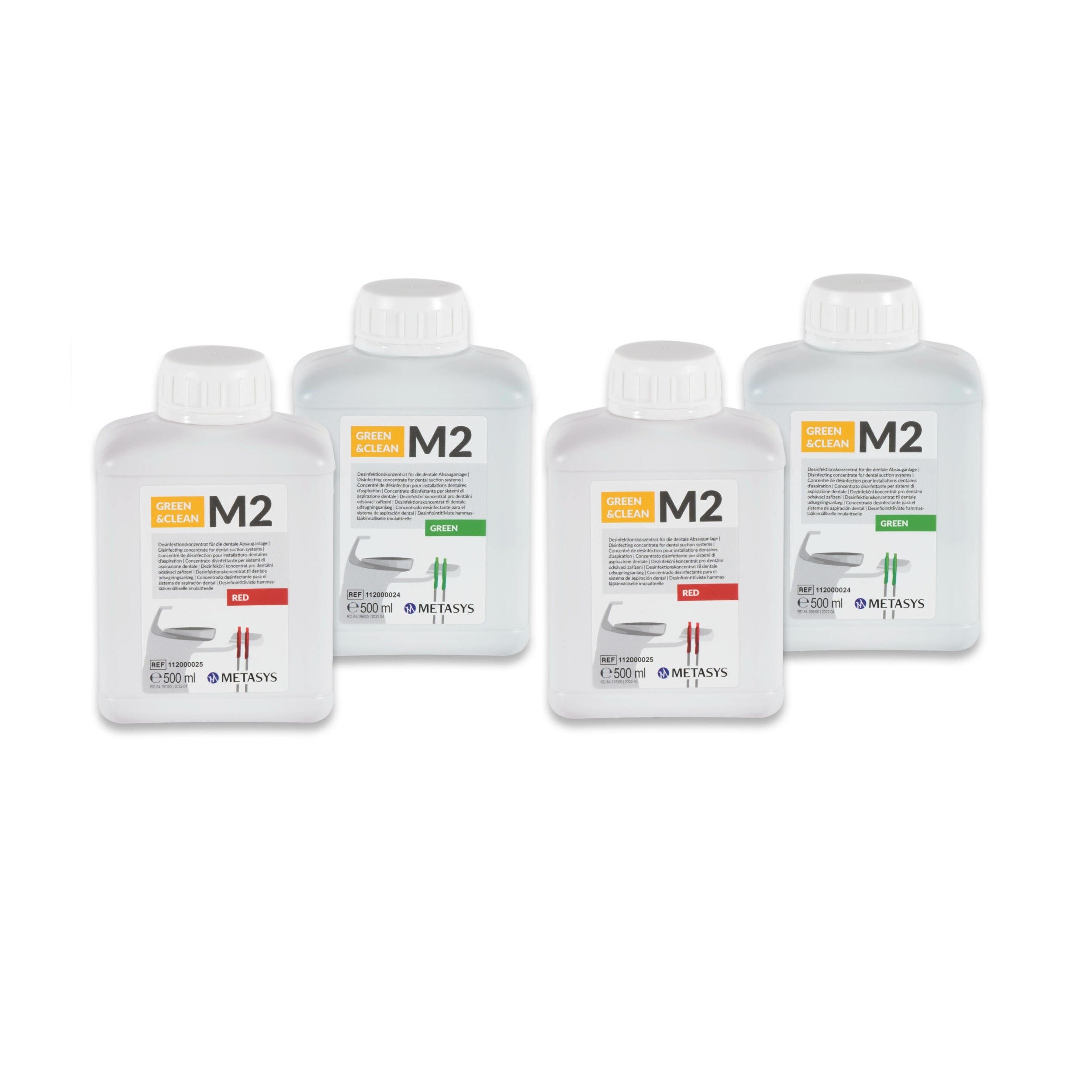 GREEN&CLEAN M2 4X500ML 333 DOSIS METASYS