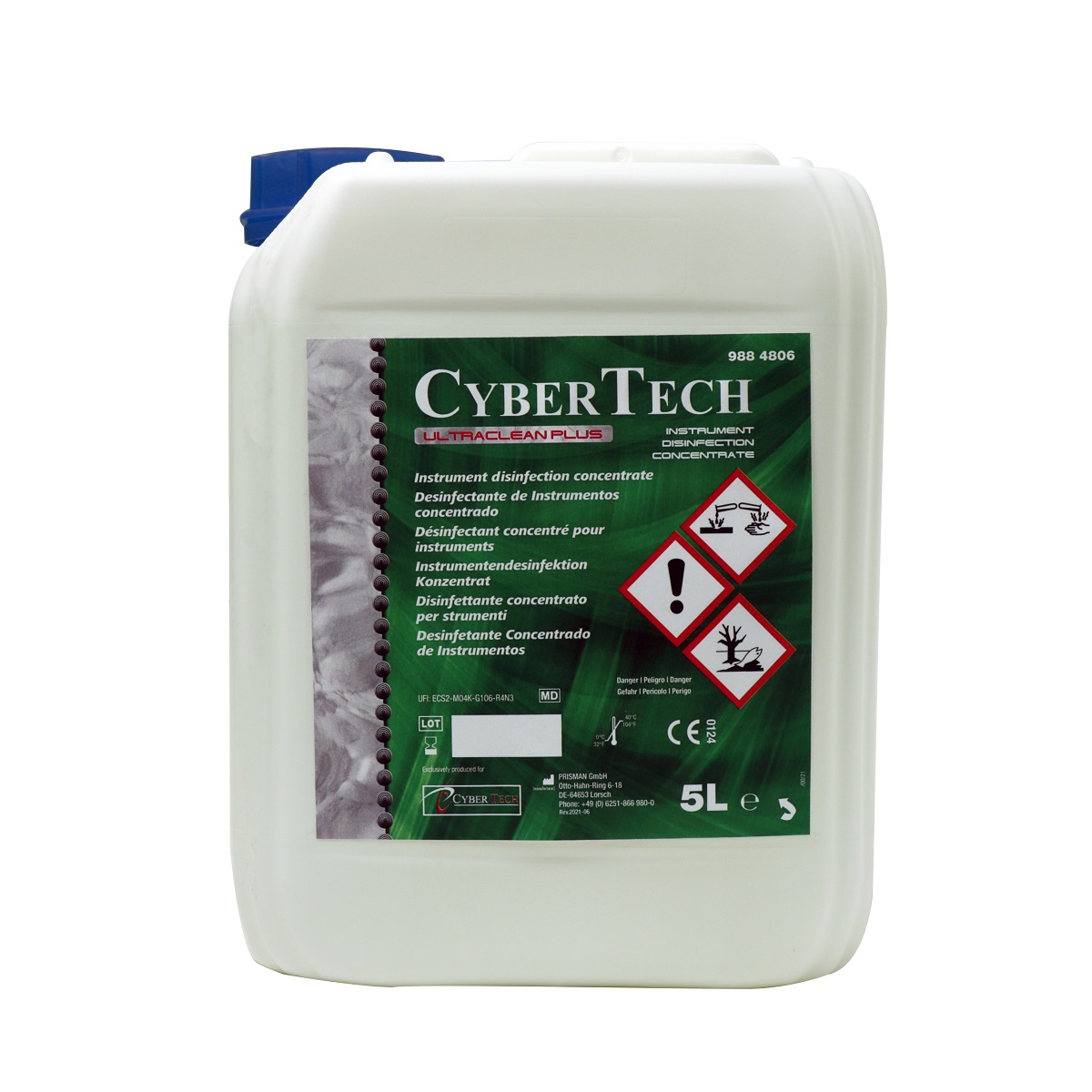DESINFECTANTE INSTRUMENTOS CONCENTRADO 5L CYBERTEC