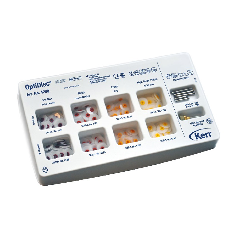 OPTIDISC ESTUCHE UNIVERSAL 9.6MM, 13.6MM KERRHAWE