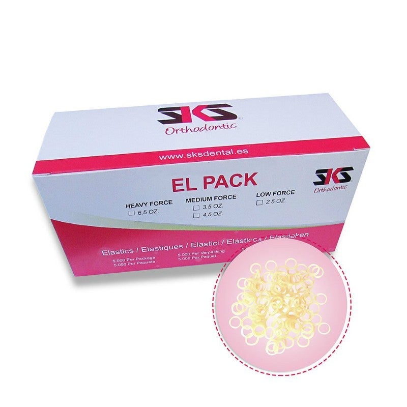 ELASTICO INTRAORAL 1/8 (3,2MM) 4,5OZ 5000U SKS