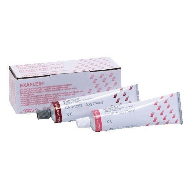 EXAFLEX HYDROPHILIC INYECCIÓN 74ML BASE + 74ML CATALIZADOR - GC