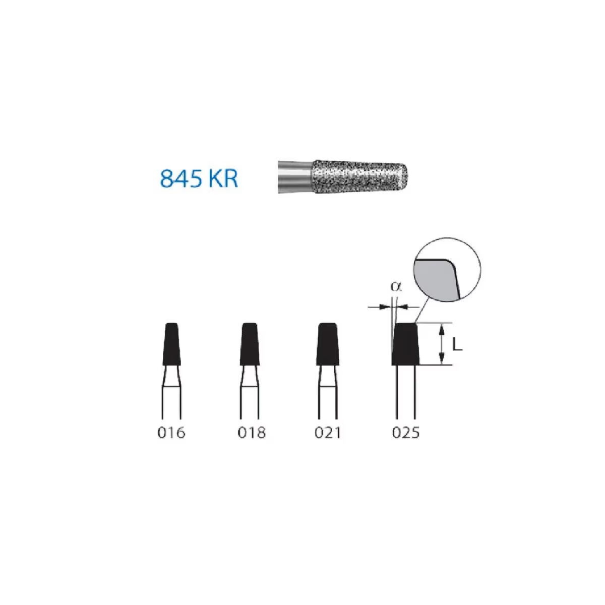 FRESA DIAMANTE 6845KR 314 018 CLIN 5U - KOMET