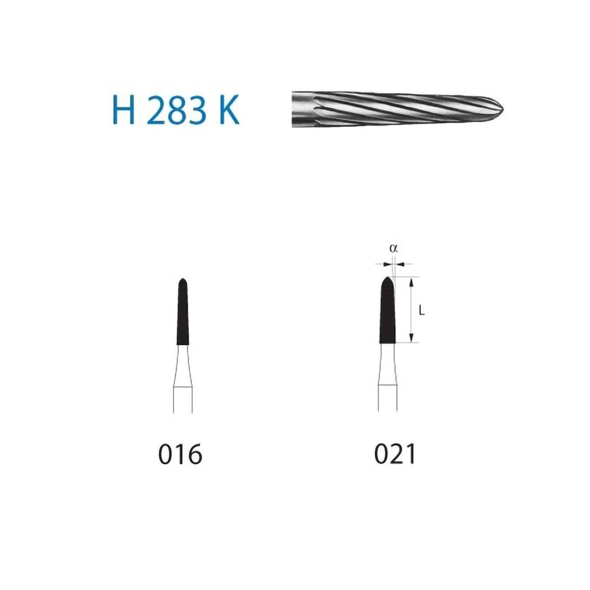 FRESA TUNGSTENO H283K 314 016 CLIN 5U - KOMET
