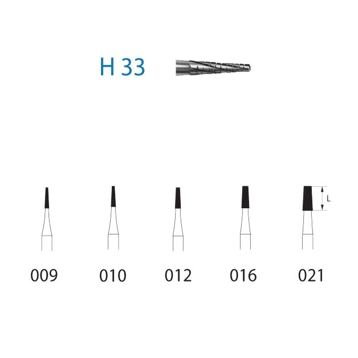 FRESA TUNGSTENO H33 314 012 CLIN 5U - KOMET